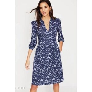 boden may cotton midi tea dress BODEN May Cotton Midi Tea Dress